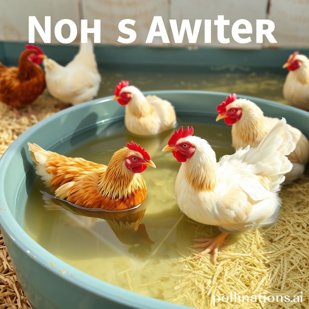 how to keep shavings out of chickens water